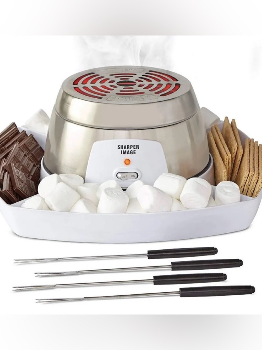 SHARPR IMAGE NWT Electric Tabletop S'mores Maker.